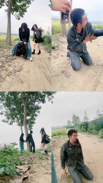 【橙子大大】双S-户外-超暴力虐打【双视角版】