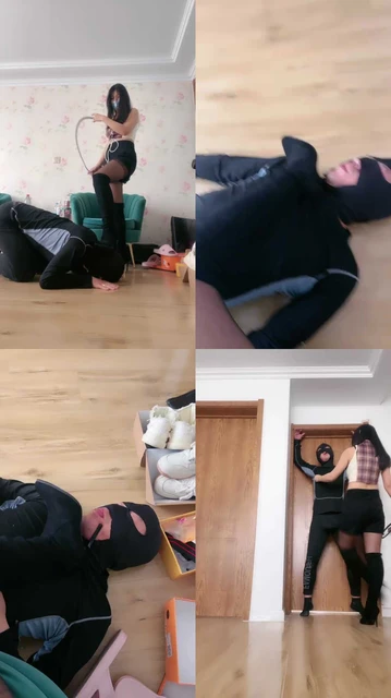 【榕S】长靴御姐踩狗奴/鞭打提档