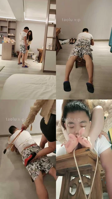 【咩主】捆绑小白鞋踢踹/sp鞭打/骑马人肉坐垫