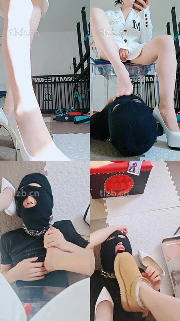 【媚娘】舔雪地靴鞋底/高跟肉丝脚踩【完整版】