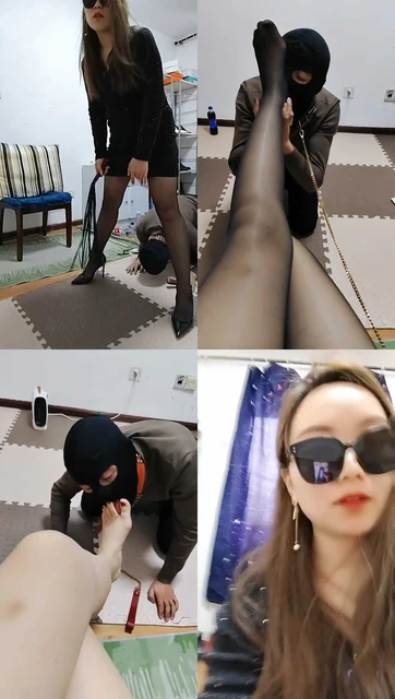 【平凡】骑马鞭打/跪舔黑丝高跟/清理脚趾/关狗笼