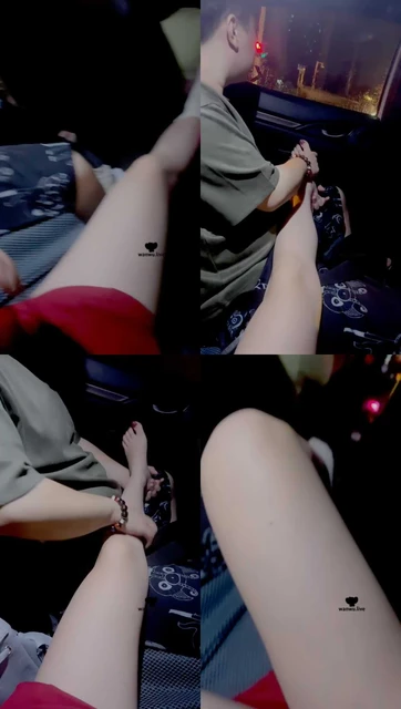 【桃子老师】车内司机舔白袜脚