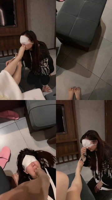 【橘子没熟】开发女M舔脚深喉