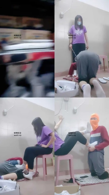 【奇了怪了】手铐捆绑/原味白袜虐家奴