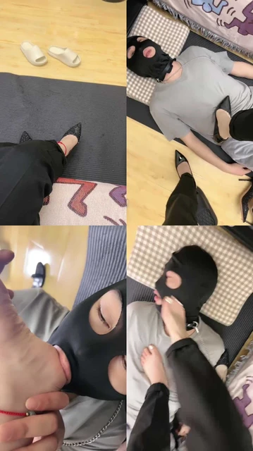 【安安sama】清理脚趾缝/高跟鞋踩虐