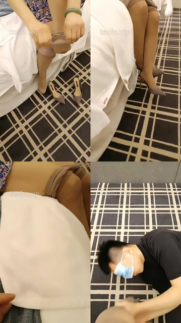 【梵高】美女姗姗-舔闻原味丝袜脚【下】