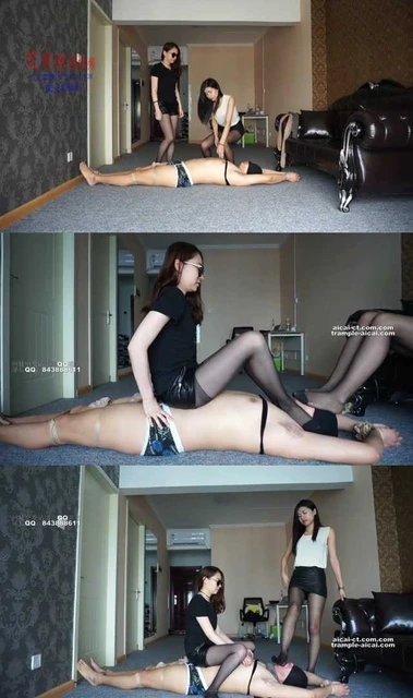 【小妮女主】双S丝袜捆绑勒窒息玩弄可怜男