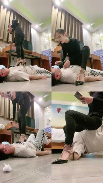 【甜依】高跟鞋全体重踩踏