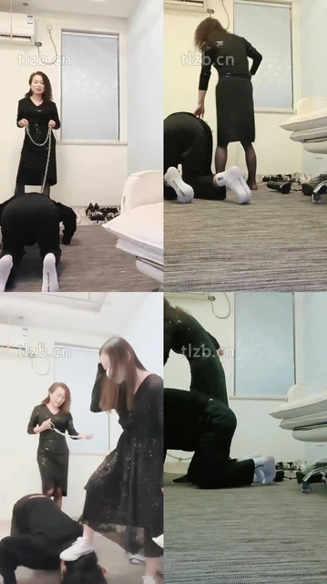 【安静大大】母女S-黑丝肉丝美腿脚下狗奴【双视角版】