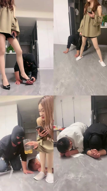 【惜沫】姐姐欺负两狗弟弟/转胯/圣水舔脏鞋