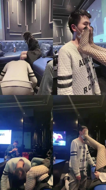 【暴躁小溪】姐妹花KTV网袜暴虐小奶狗【双视角版】