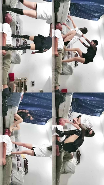 【然然而】双S-长靴肉丝全体重踩踏/深喉【双视角版】