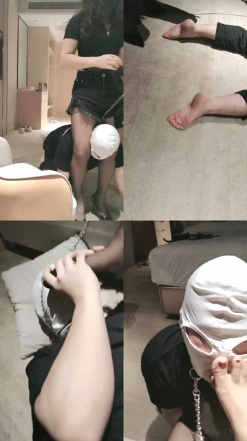 【灵凌】胯下骑马/黑丝高跟诱惑/踩狗腿/sp