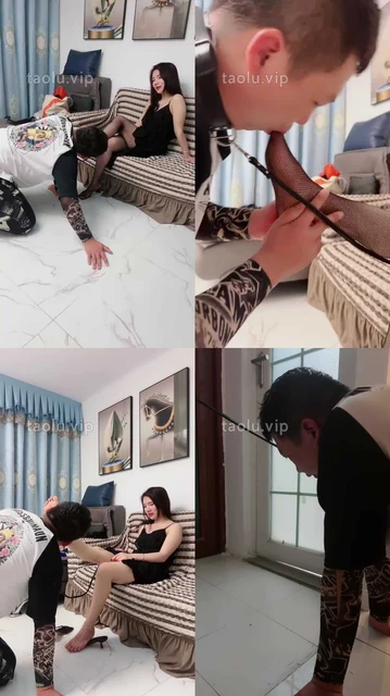 【木子大大】跪舔女神/骑马坐头/高跟踩踏/丝袜绑舌头/深喉