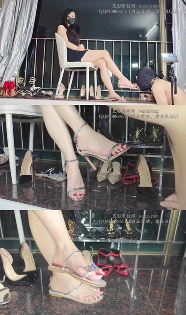 【小贝祖宗】超性感红甲三双鞋子 沉浸式恋足舔脚 史诗级过肺