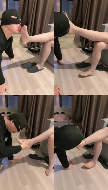 【赵奈奈】品尝原味丝袜jio/踩踏深喉