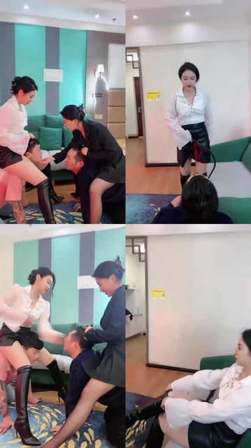 【潘妮女王】双S-高跟/长靴/交换男友玩弄【双视角版】