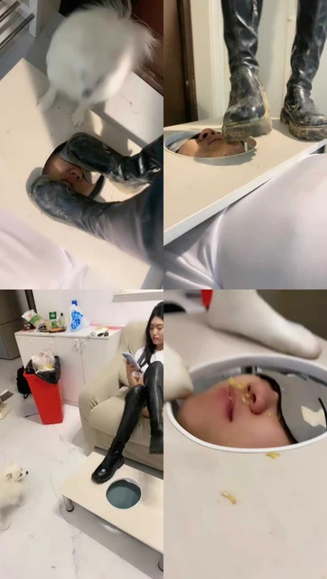 【Esse殿下】超脏泥巴长靴清理/踩踏/吃白袜