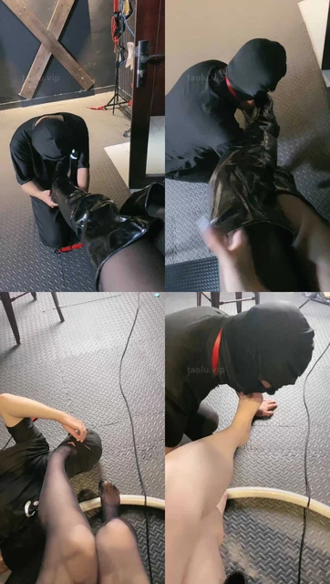 【冰诺】闻舔脏皮靴/原味丝袜脚