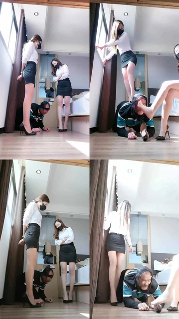 【多多】双S御姐高跟踩踏辱废物【双视角版】