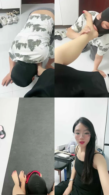 【星洛S】贱狗奴才舔脚上疯，猛吸