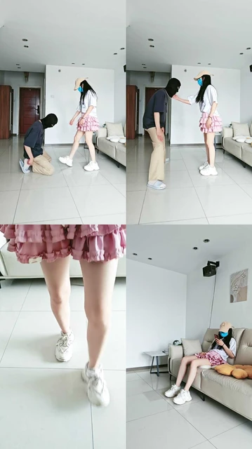 【素人拾光】素人第一次踢裆加踩踏