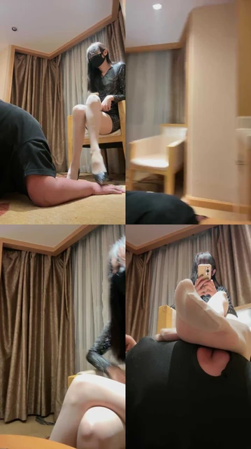 【美娜格格s】高跟肉丝羞辱