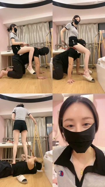 【桑野】骑马爬行/全体重跳踩【完整版】