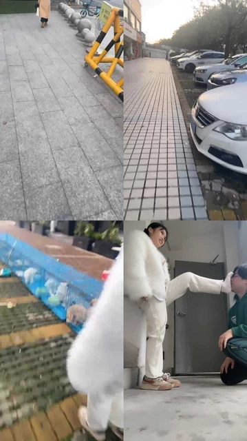 【素人挖掘机】开发路人实录-耳光/下跪闻舔白袜板鞋/转胯