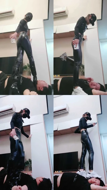 【美娜格格】长靴/运动鞋/帆布鞋/白船袜全体重踩踏【双视角版】