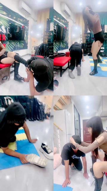 【兔兔大人】长靴全体重踩/骑马鞭打/踢踹耳光