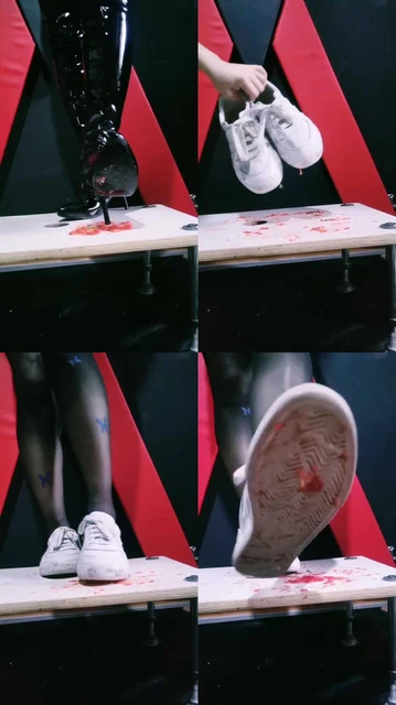 【Dream梦S】长靴高跟/脏小白鞋踩水果