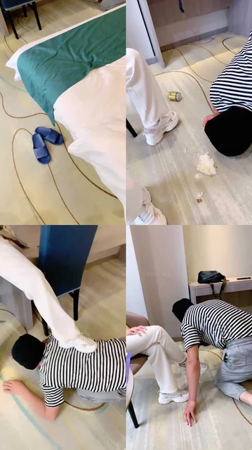 【蜜糖情侣】脚下喂食/骑马/全体重踩踏