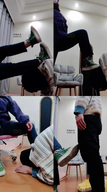 【拽拽】强迫清理高帮脏鞋/鞭打踩踏