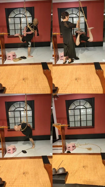 【圈养基地】吊绑囚禁光头狗