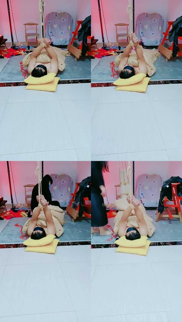 【米妮】捆绑全体重踩踏