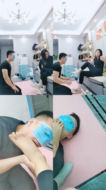 【乐多】抽耳光/揪耳朵/舔白袜裸足