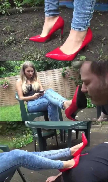 【欧美女王】踩脏泥的高跟鞋调教