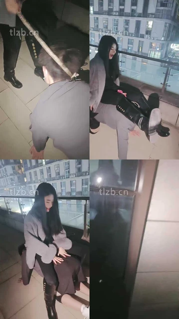 【昭玥】深夜户外-牵狗链遛狗爬行-骑马转胯-踩踏