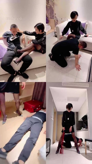 【爵恋】鞭打转胯/黑丝高跟踩/腿绞窒息/掐辱