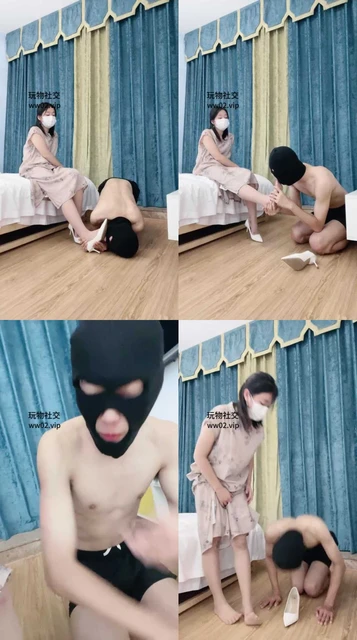 【物业素人】跪舔脏高跟玉足/碾压狗爪/脚插嘴/踢裆