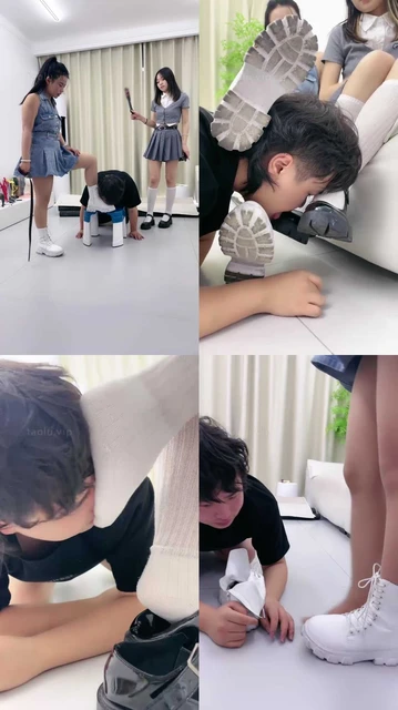 【cc.s】近距离闻舔原味皮鞋白袜