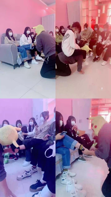 【精神小妹】精彩-素人群调原味鞋袜辱狗