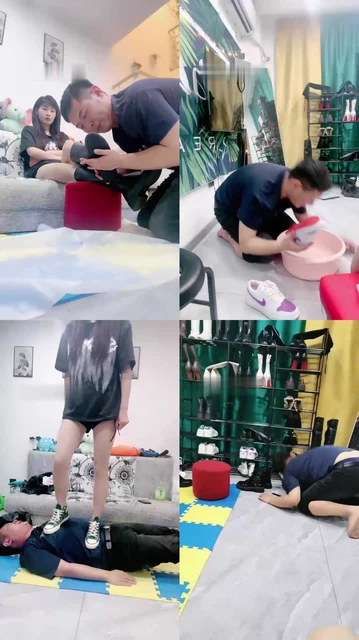 【兔兔大人S】喝刷鞋水/喂食舔地板/头踩水窒息【双视角版】