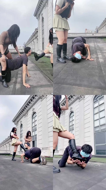 【礼礼大人】双S-踩踏羞辱/靴里面包喂食-各种蹂躏【双视角版】