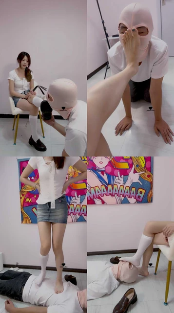 【兔兔酱】皮鞋白袜强制玩学长