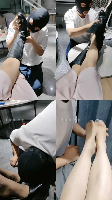 【辣姐】人体擦鞋器-舔长靴/高跟-脚踩喂食