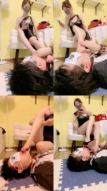 【汐瑶】御姐范-开发素人弟弟-踩踏喂食-坐脸窒息【完整版】