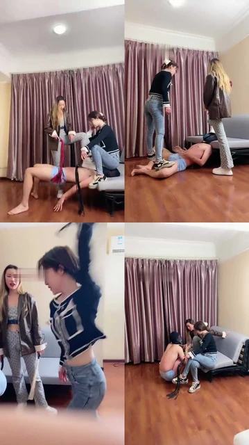 【二宝】双S重度长鞭/坐脸窒息鞭打混合双打【双视角版】