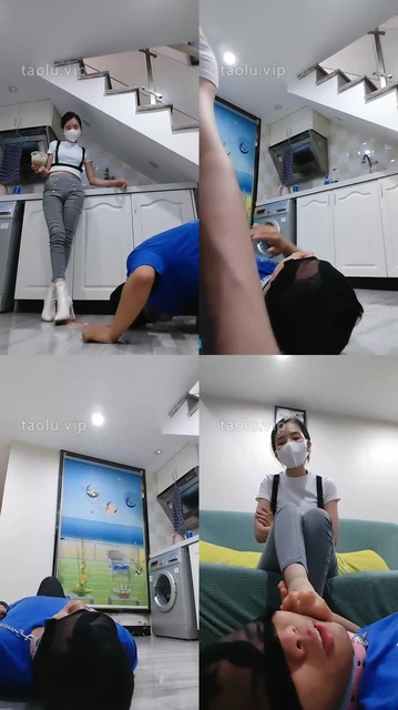 【多多】短靴踩踏喂食/碾压狗头/原味肉丝辱